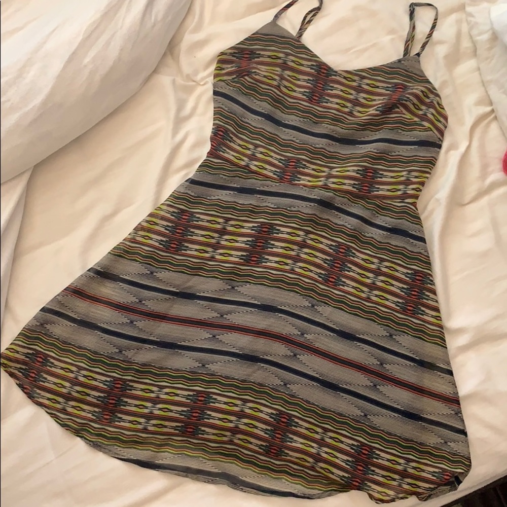 Tribal pattern summer dress